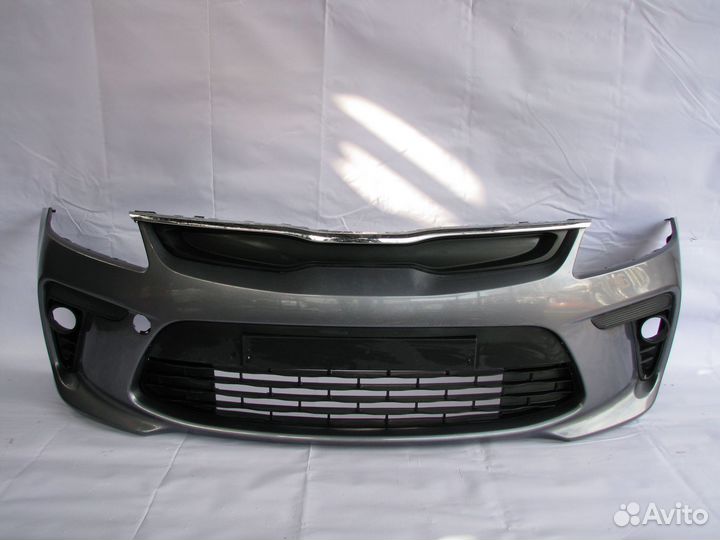 Kia Rio 4 Бампер передний 2017+