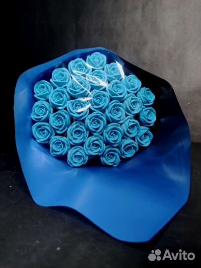 Розы из Белого Шоколада - 29 шт в Букете