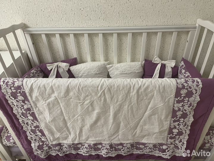 Бортики в детскую кроватку