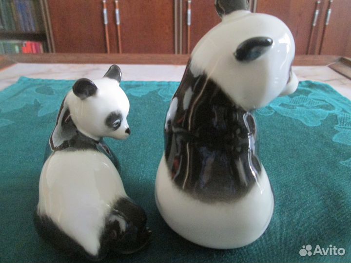 Фарфоровые статуэтки Панды СССР Ленинград лфз