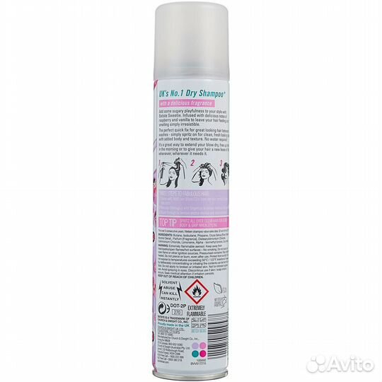 Batiste сухой шампунь Sweetie, 200 мл. #323787