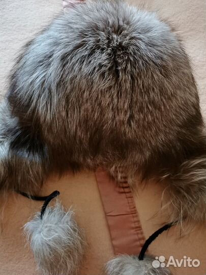 Шапка женская песец