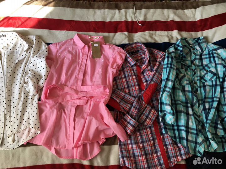 Рубашки юбки шорты