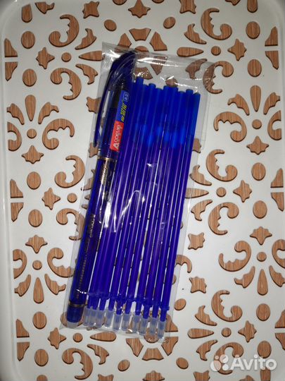 Ручка Пиши-Стирай и 9 стержней, набор