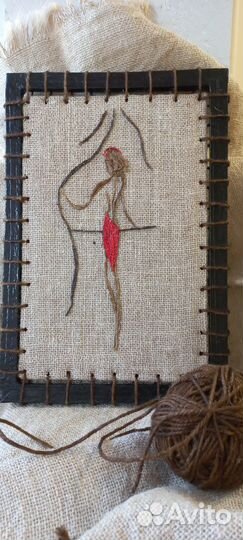 Картина из Джута 