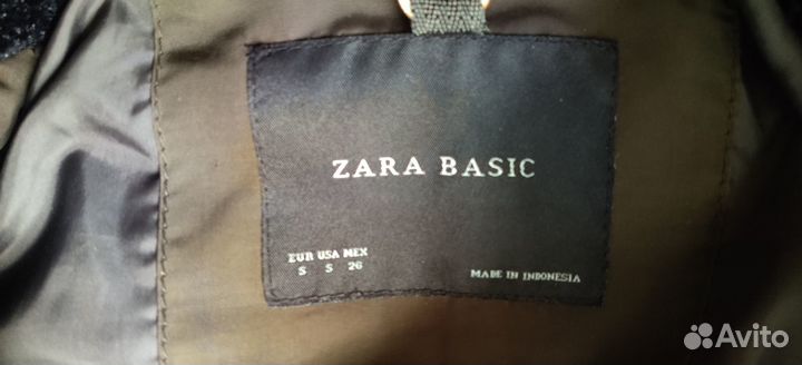 Куртка фуфайка zara хаки