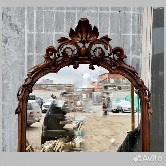 Зеркало старинное резное 0593