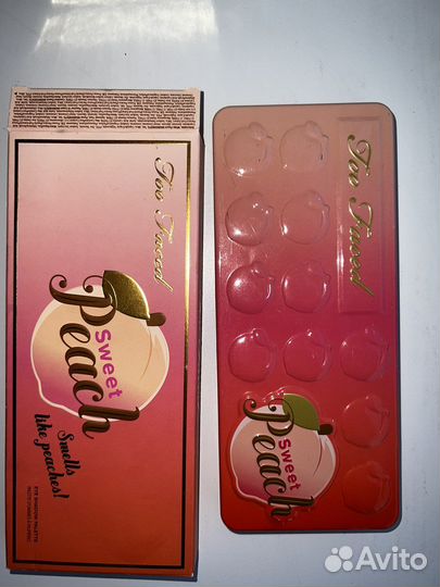 Палитра теней too faced