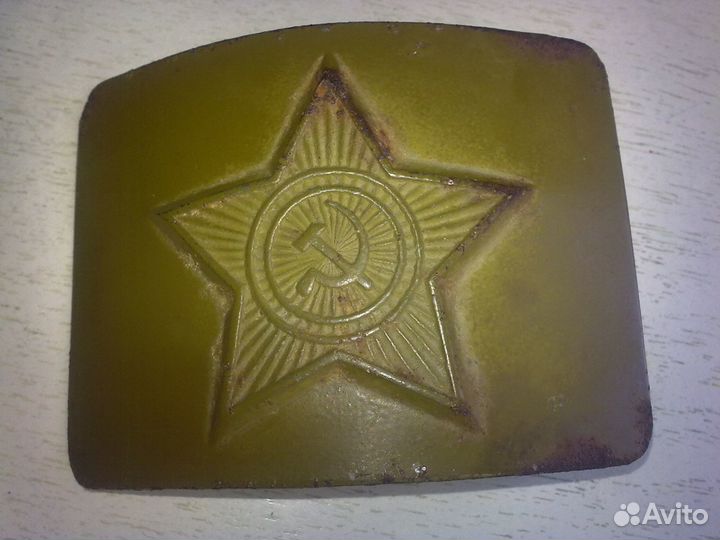 Пряжка для ремня стальная военная СССР