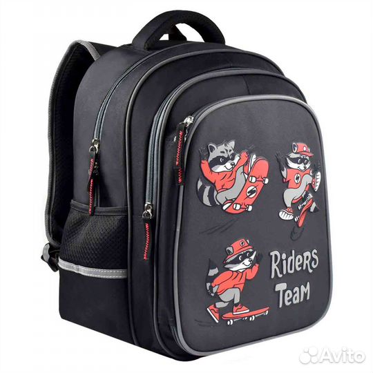 Рюкзак школьный Еноты на скейтах Феникс фе-54121