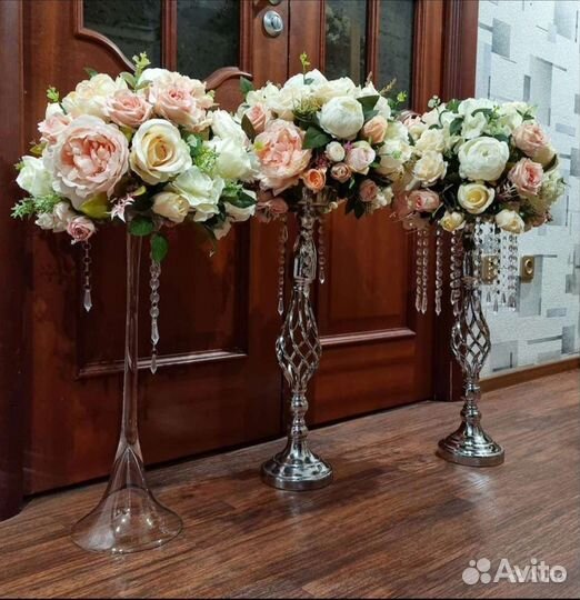 Композиции из искусственных цветов в аренду