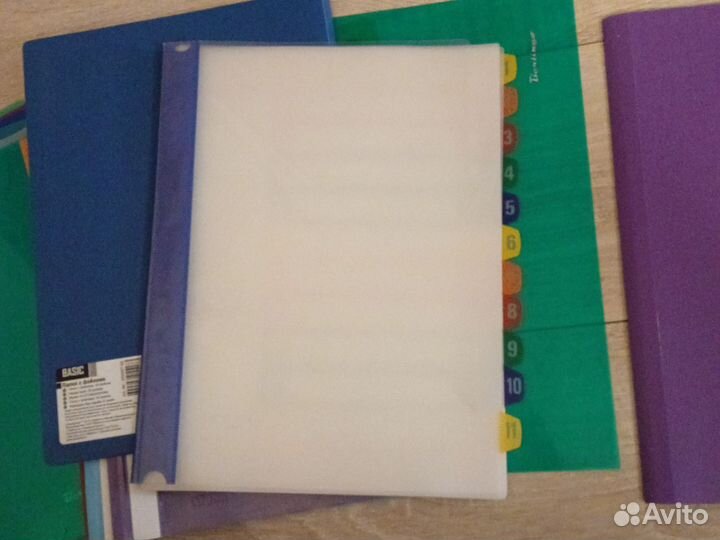 Папки разные канцелярские