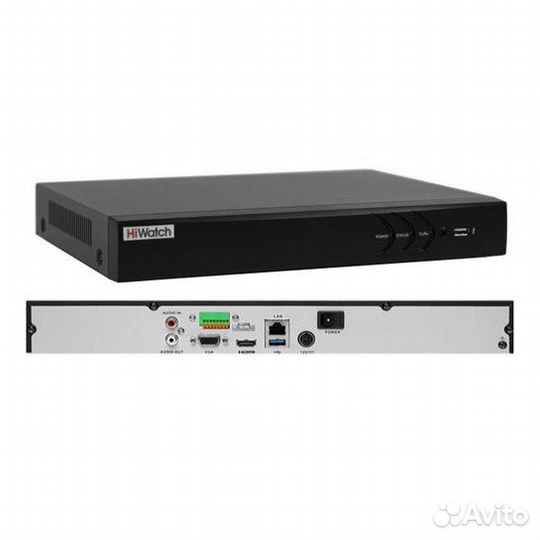 Видеорегистраторы IP HiWatch, DS-N332/2 (B)