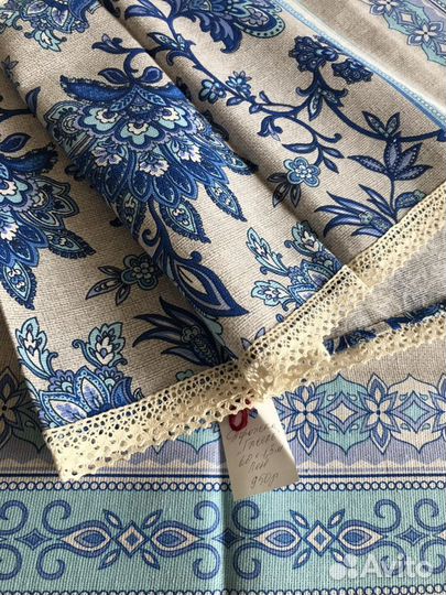 Скатерти и салфетки лен