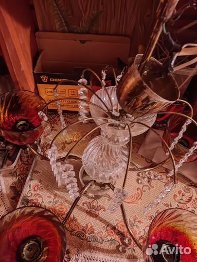 Хрустальная люстра СССР