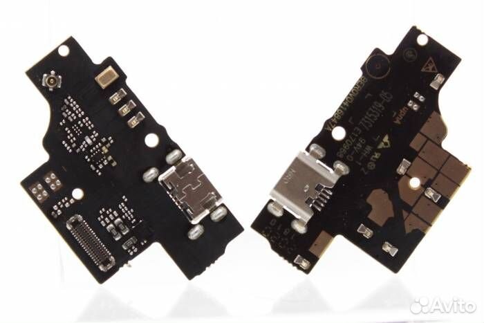 Шлейф ZTE Blade A5 2020 (плата) Разъем зарядки/Мик