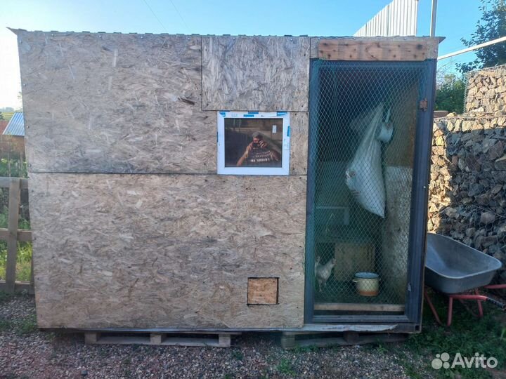 Подсобка переносная с петлями 3м*2м*2м