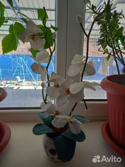 Орхидея ручной работы