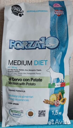 Сухой корм для собак Forza10 Diet 12 кг