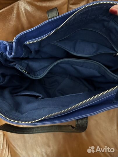 Сумка натуральная кожа через плечо