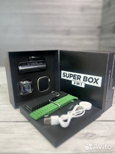 Эксклюзивный Комплект Наушники, Часы, Power bank