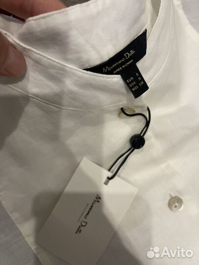 Massimo dutti рубашка лен