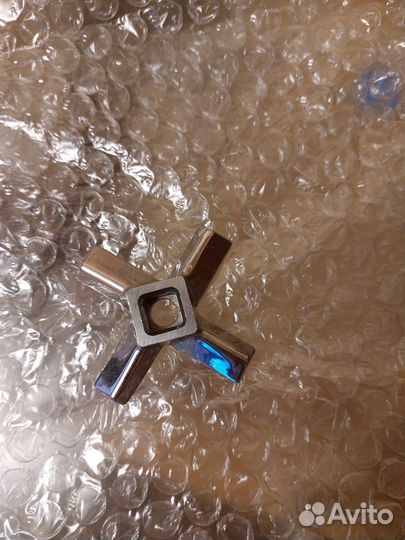 Нож для мясорубки Braun, отверстие квадрат 9 мм