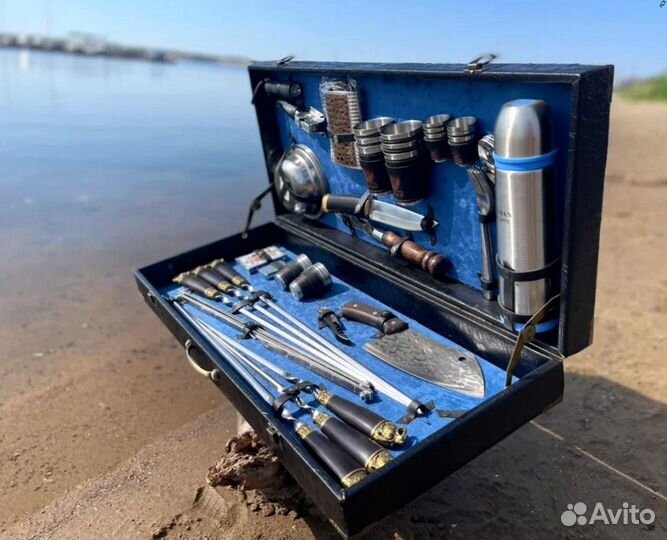 Шашлычный набор в кейсах/ чехлах