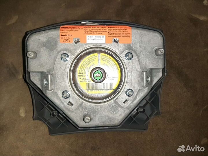 Приора подушка безопасности водителя