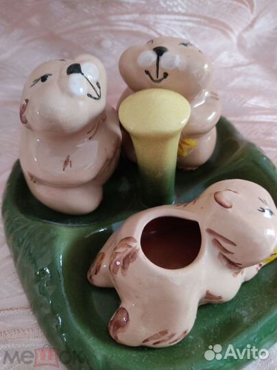 Набор для специй Хомяки Керамика Кунгур