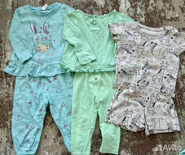 Пакет вещей для девочки 80-86