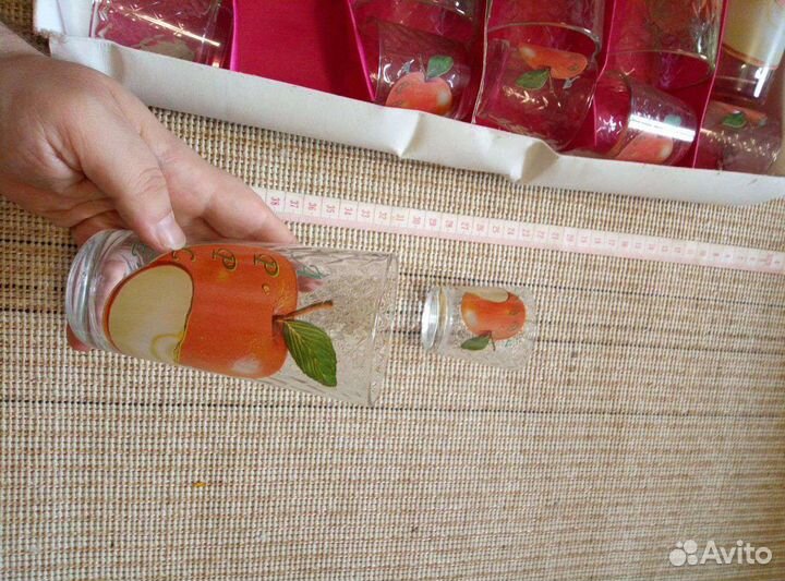 Фужеры. Бокалы. Набор посуды. Хрусталь + стекло