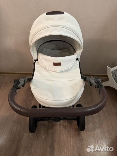 Коляска verdi mocca 3 в 1 белая