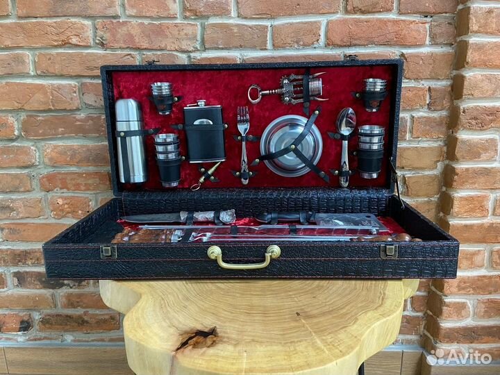 Подарочный набор шампуров «Дипломат Элит»