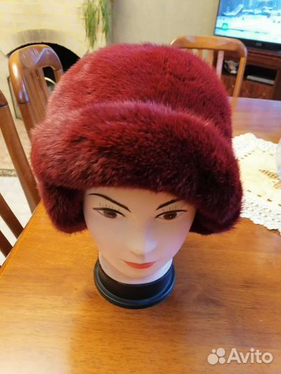 Шапка норковая женская