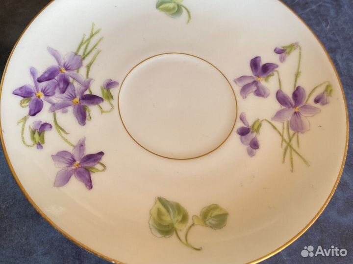 Лиможский фарфор, кофейная пара