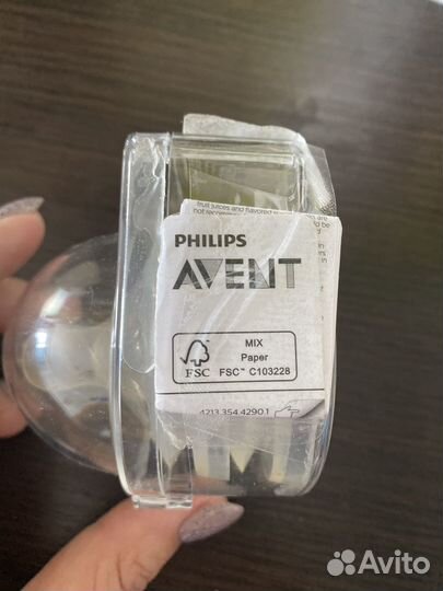 Соски на бутылочку avent