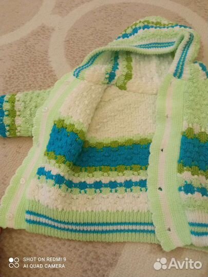 Костюм вязаный детский