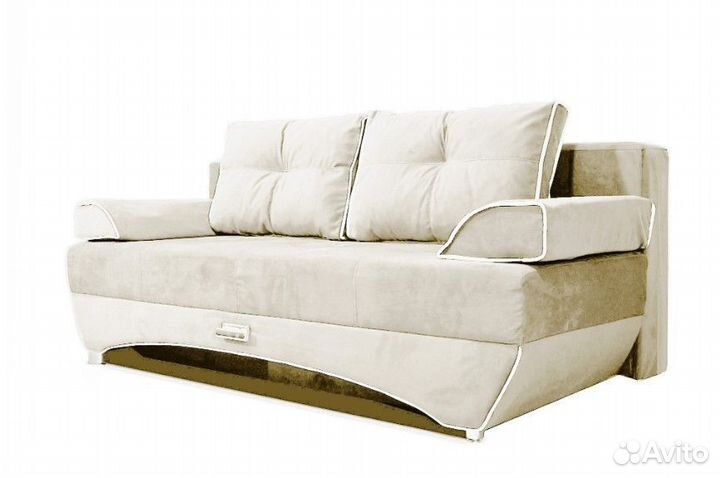 Диван еврокнижка новый Валенсия бежевый