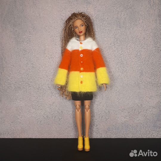 Вязаная одежда ручной работы для кукол Barbie