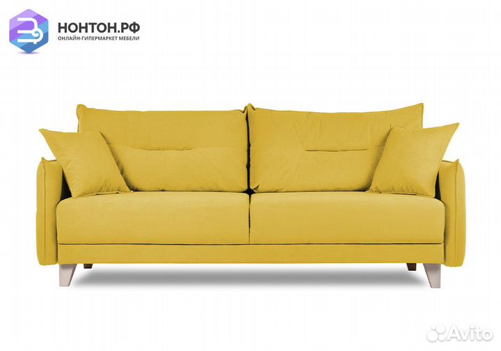 Диван пантограф Велс жёлтый
