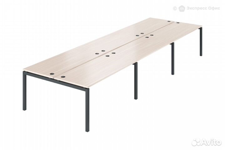 Стол-бенч двойной на 6 рабочих мест Арго амб-004-6