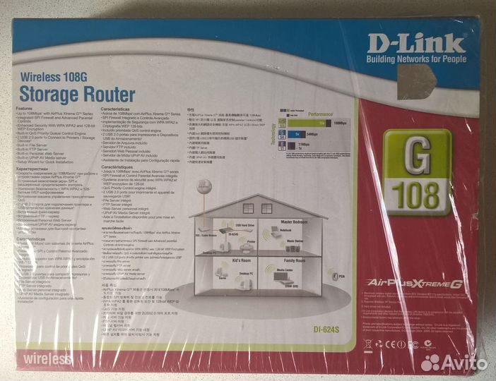 Роутер беспроводный Wi-Fi D-Link DI-624S