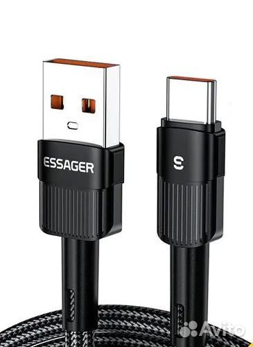 Кабель USB - USB type C / 1.0 М / Essager 6А