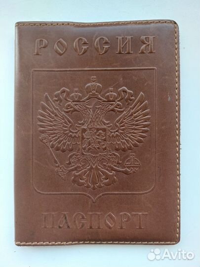 Обложка на паспорт из телячьей кожи