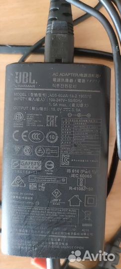 Оригинальный зарядка JBL