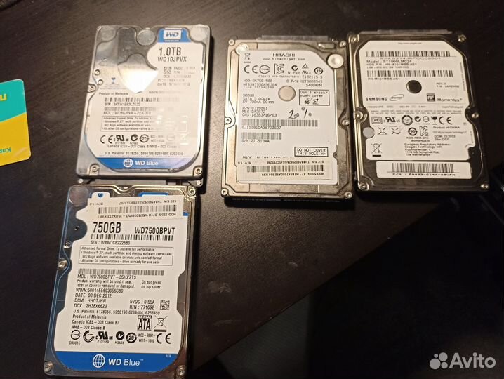 HDD SATA для ноутбука 2.5