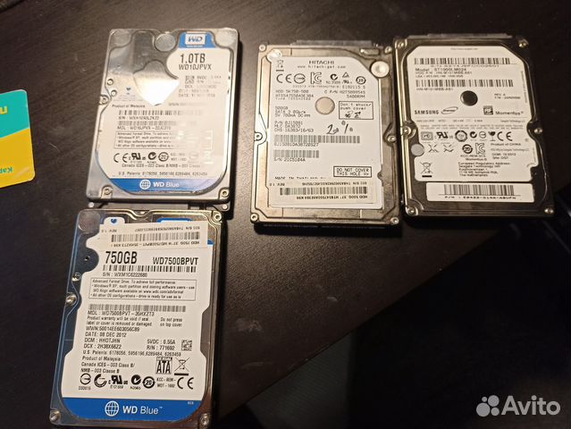 HDD SATA для ноутбука 2.5