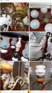 Люстры Югославия бронза латунь и запчасти