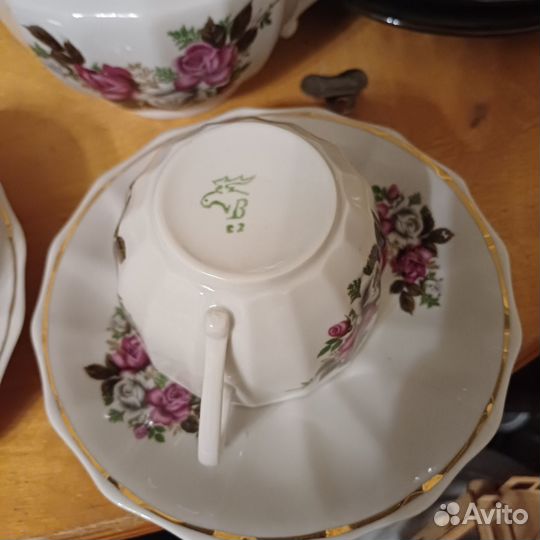 Чайный сервиз вербилки СССР розыкостяной